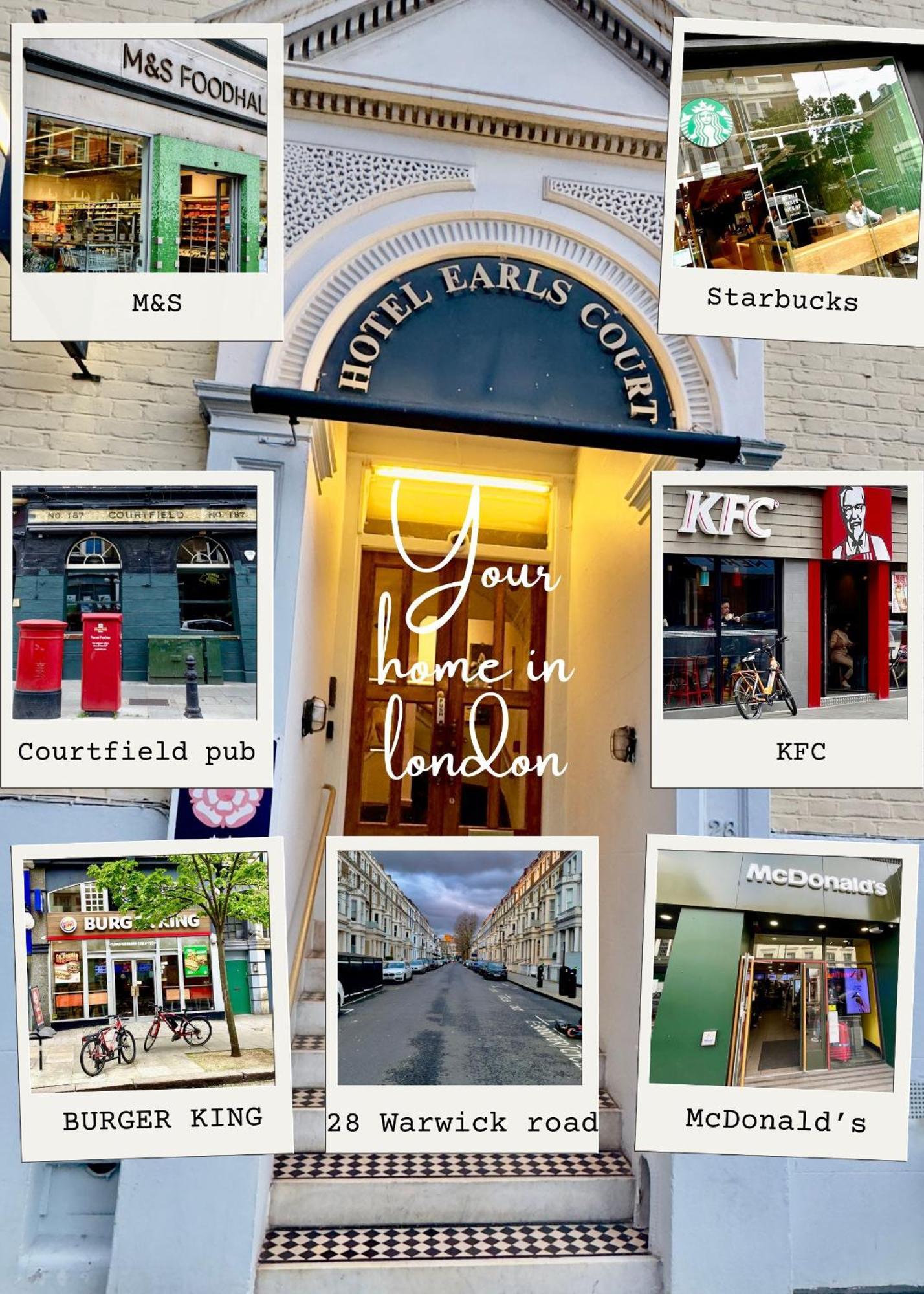 Earls Court Hotel Londra Esterno foto
